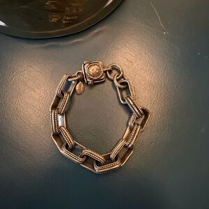 Chunky Brushed Silver Chain Bracelet